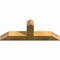 Ekena Millwork Portland Rough Sawn Timber Gable Bracket, Western Red Cedar, 36"W x 13"H x 4"D x 4"F, 9/12 Pitch GBW036X13X0404POR00RWR - alternate 3